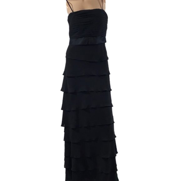 Fiesta Dresses & Skirts - LIKE NEW FIESTA Long Black Layered Gown